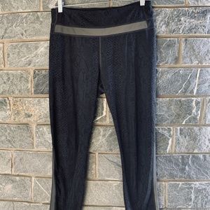 Lulu Light Speed Tights - Desert Snake, highly Reflective, size 10